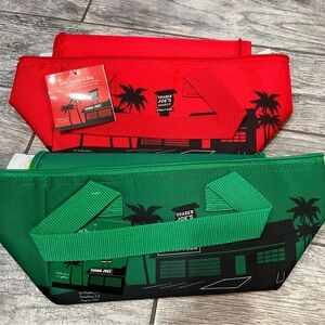 Trader Joe’s Mini Insulated Bags (Red and Green Set of 2)